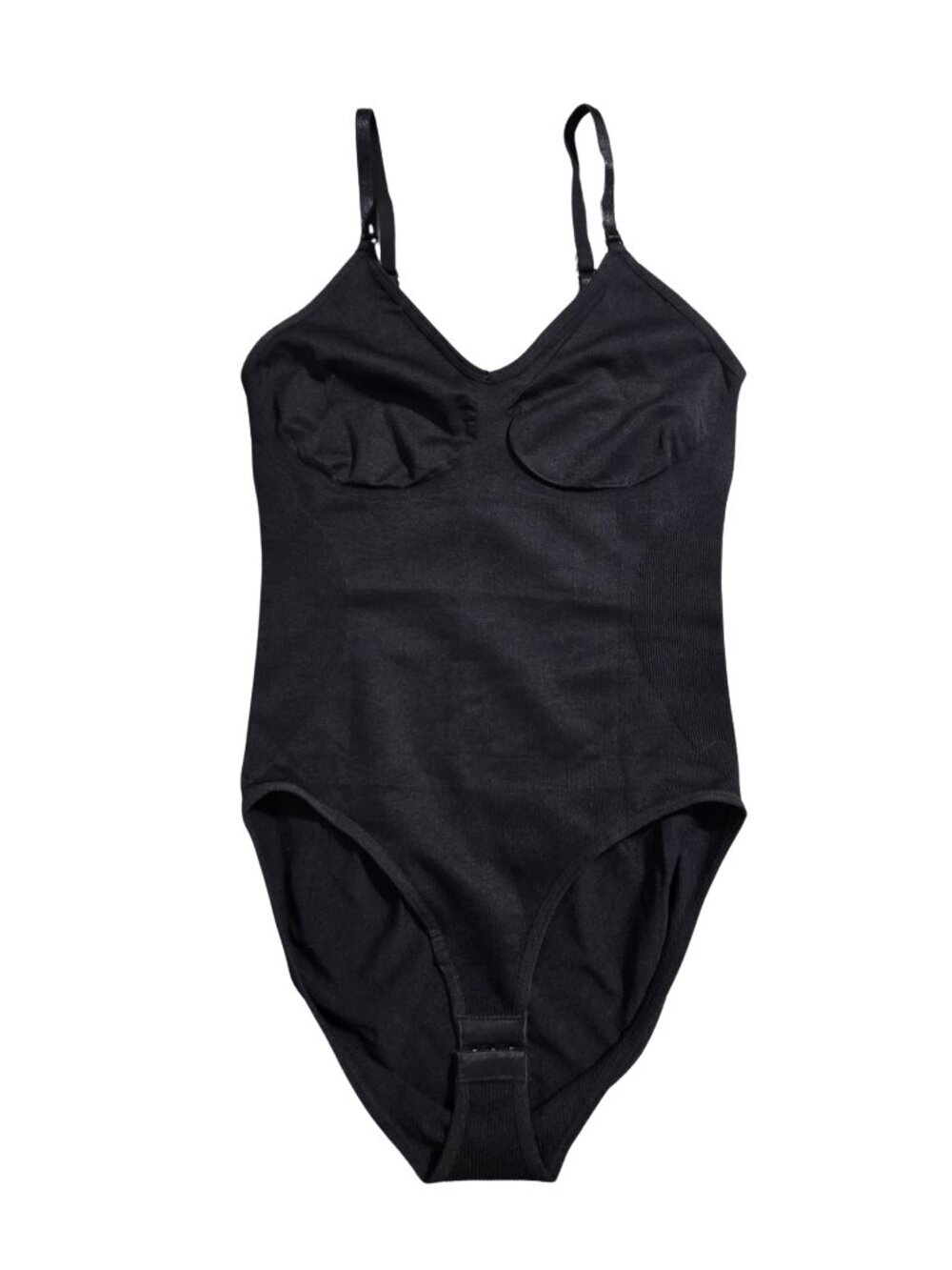 NWT | Onyx Black Seamless Firm Control Sculpting Shapewear Bodysuit | Medium
